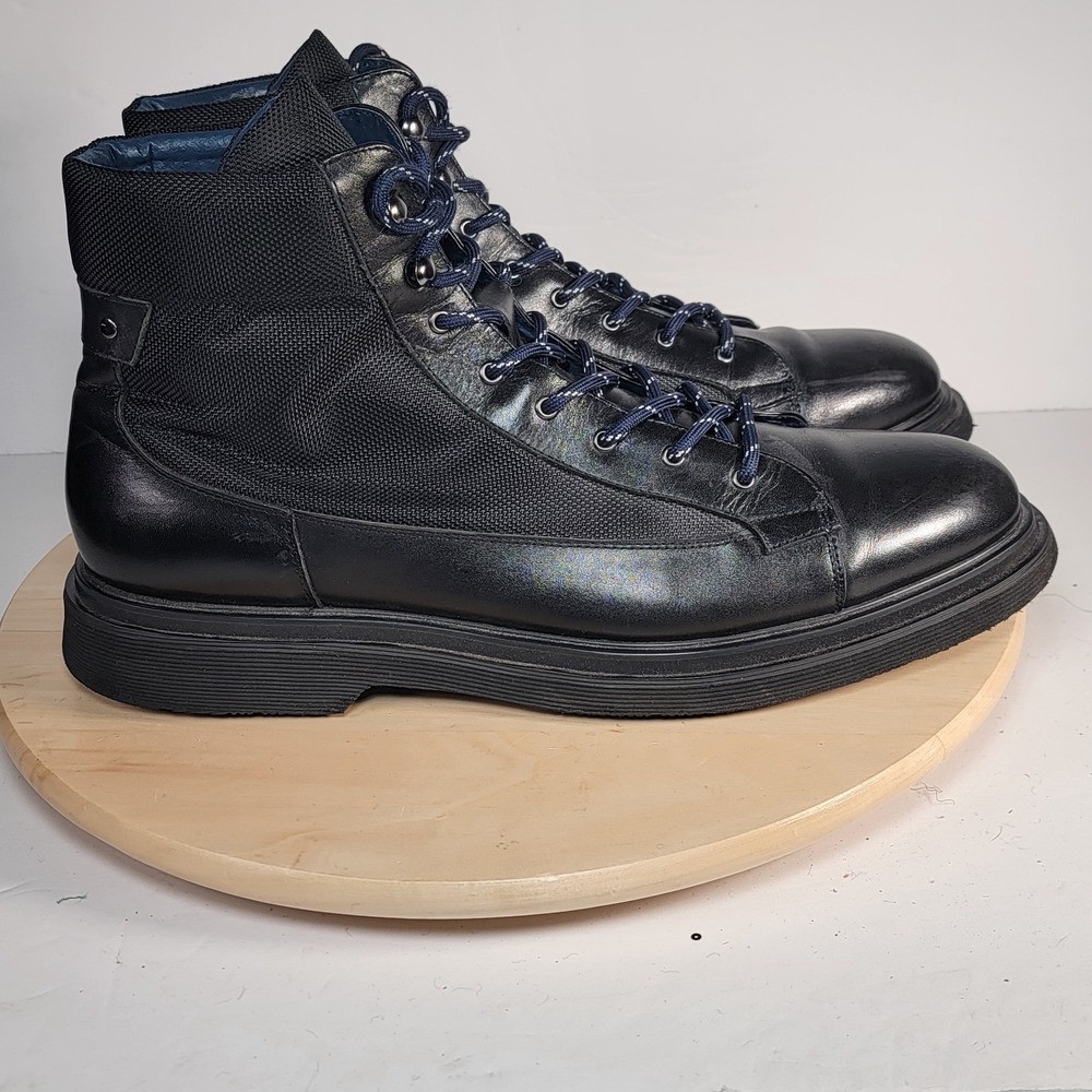 Vintage Foundry Co. Mens  Boots Black Leather Size 13